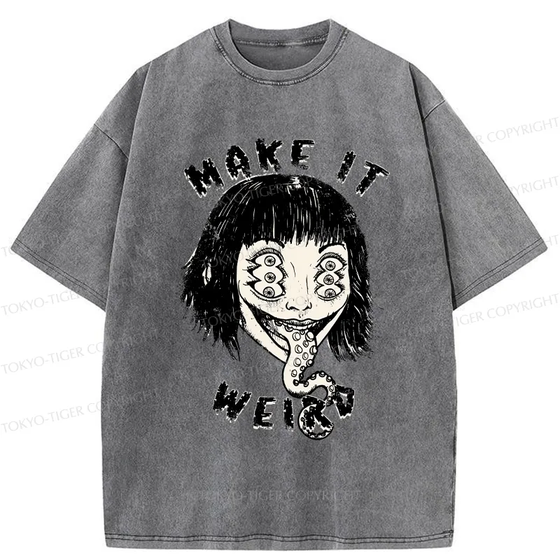 Tokyo-Tiger Make It Weird Washed T-Shirt