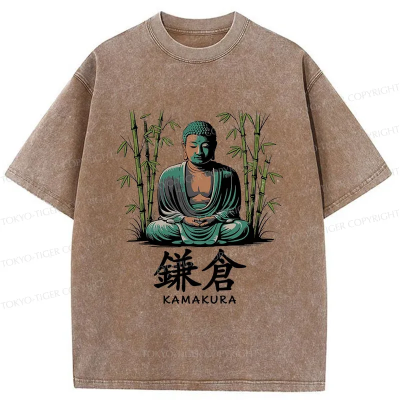 Tokyo-Tiger Kamakura City Washed T-Shirt
