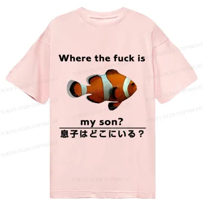 Tokyo-Tiger Fish Looking For Son Classic T-Shirt