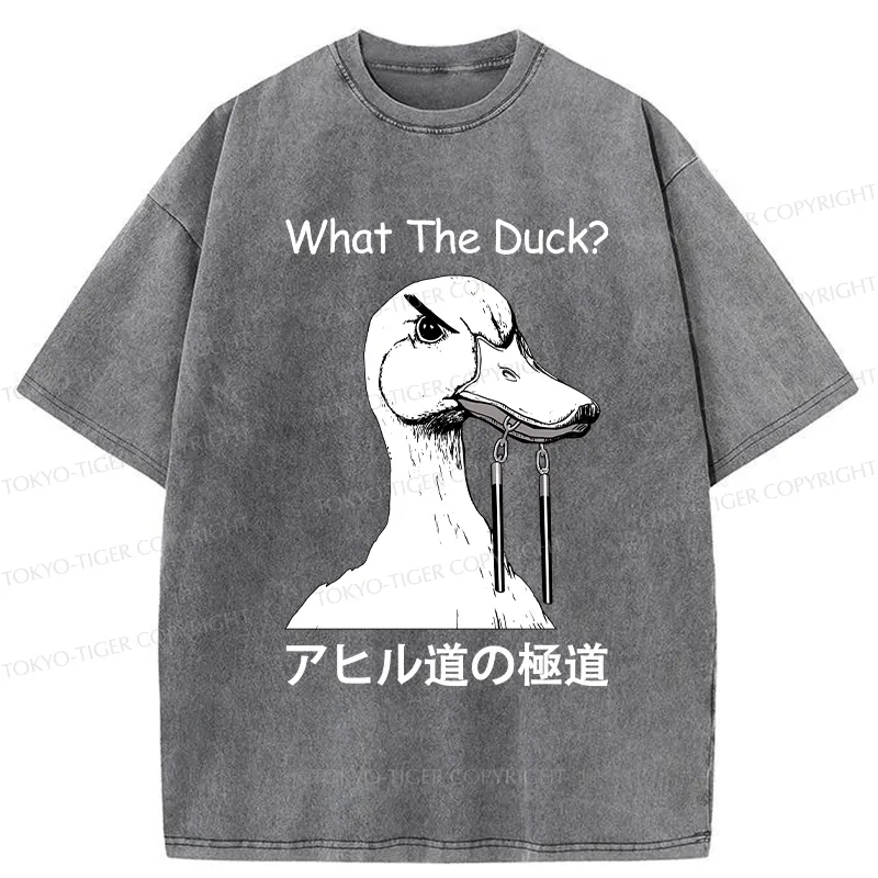 Tokyo-Tiger Funny Duck Yakuza Washed T-Shirt