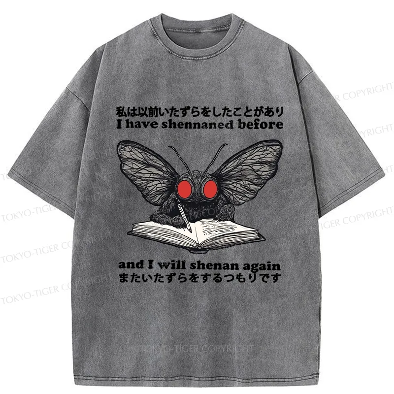 Tokyo-Tiger I Will Shenan Again Washed T-Shirt