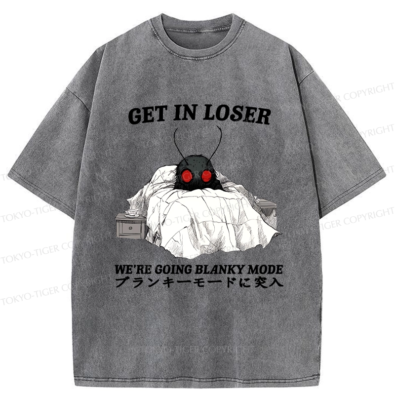 Tokyo-Tiger We're Going Blanky Mode Washed T-Shirt