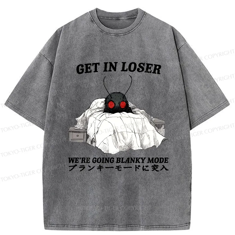 Tokyo-Tiger We're Going Blanky Mode Washed T-Shirt