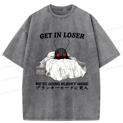 Tokyo-Tiger We're Going Blanky Mode Washed T-Shirt