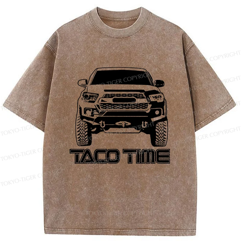 Tokyo-Tiger Japanese Classic Car Washed T-Shirt