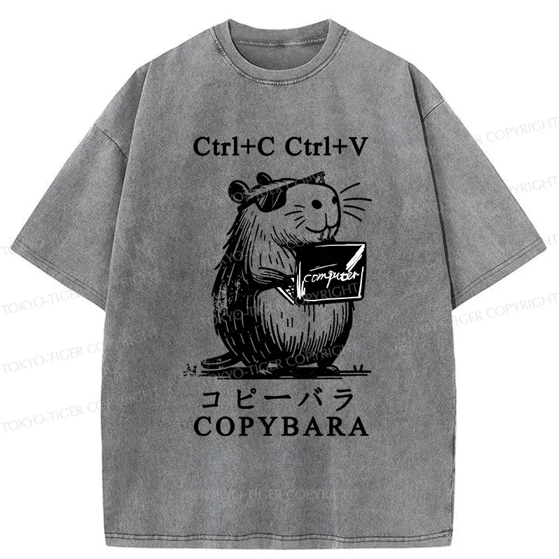 Tokyo-Tiger Japan Bonsai Washed T-Shirt Sale