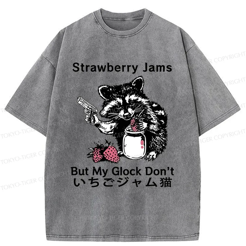 Tokyo-Tiger Naughty Raccoon Washed T-Shirt