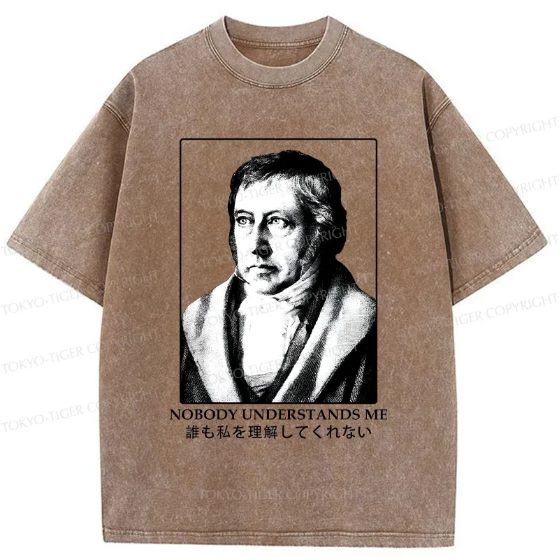 Tokyo-Tiger Nobody Understands Me Washed T-Shirt