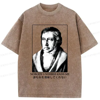 Tokyo-Tiger Nobody Understands Me Washed T-Shirt