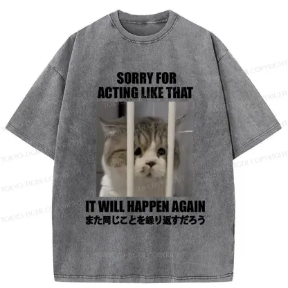 Tokyo-Tiger It Will Happen Again Washed T-Shirt