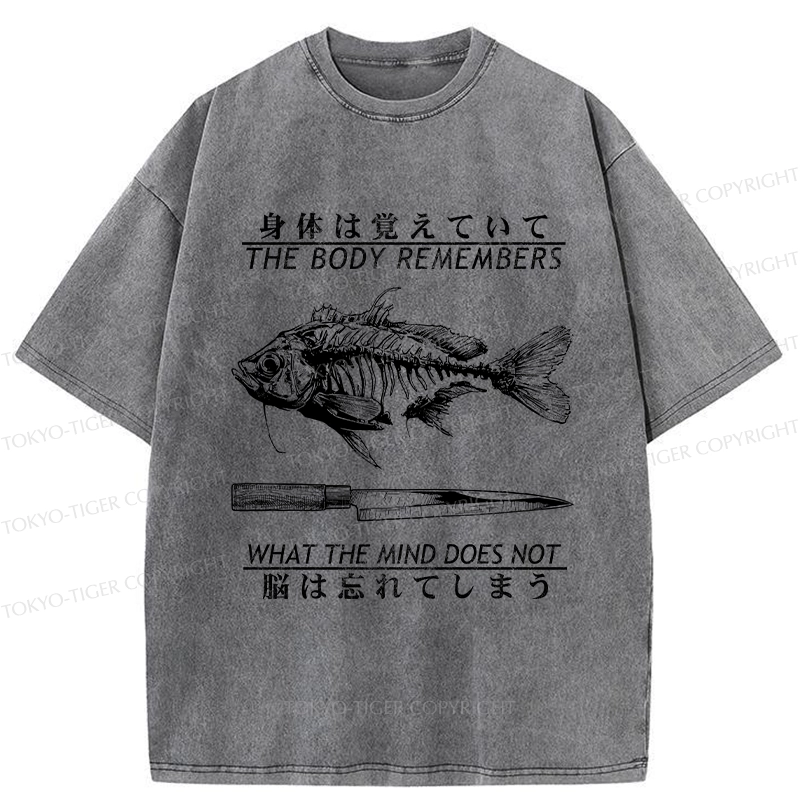 Tokyo-Tiger Unforgotten By The Body Washed T-Shirt
