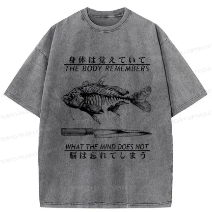 Tokyo-Tiger Unforgotten By The Body Washed T-Shirt