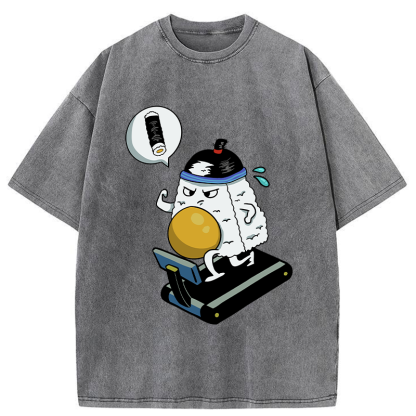 Tokyo-Tiger I Wish To Be As Thin As Sushi Washed T-Shirt