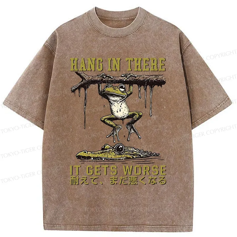 Tokyo-Tiger Desperate Frog Washed T-Shirt