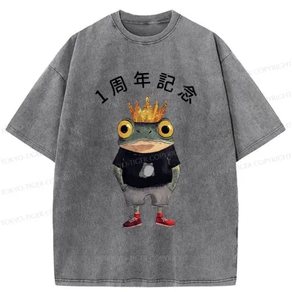 Tokyo-Tiger 1st Anniversary Washed T-Shirt