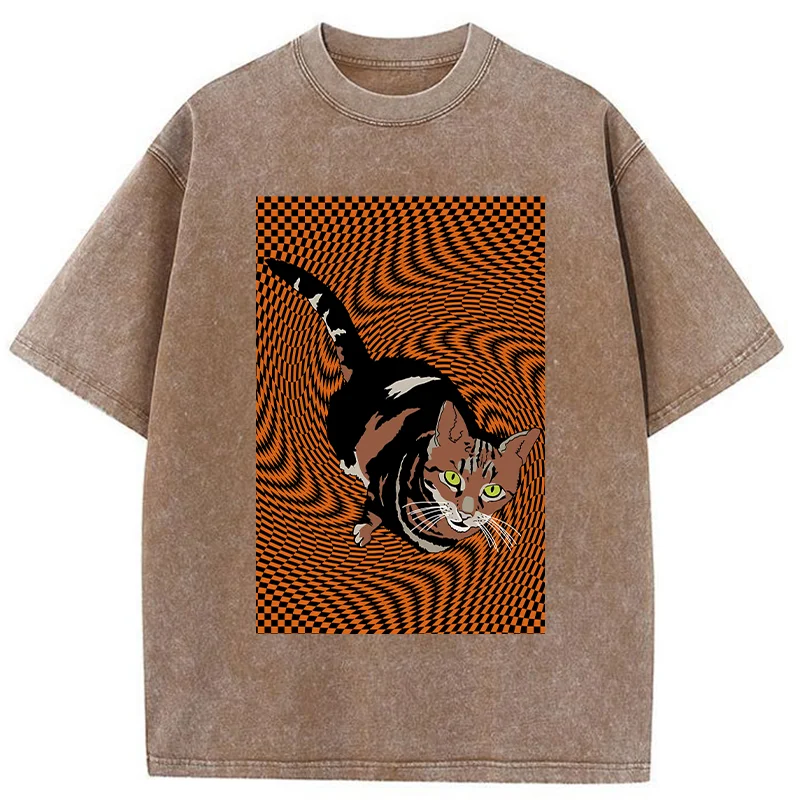 Psychedelic Tiger T-Shirt Multi Color Animal Graphic Tee Psychedelic Tiger T-Shirt Multi Color Animal Graphic Tee