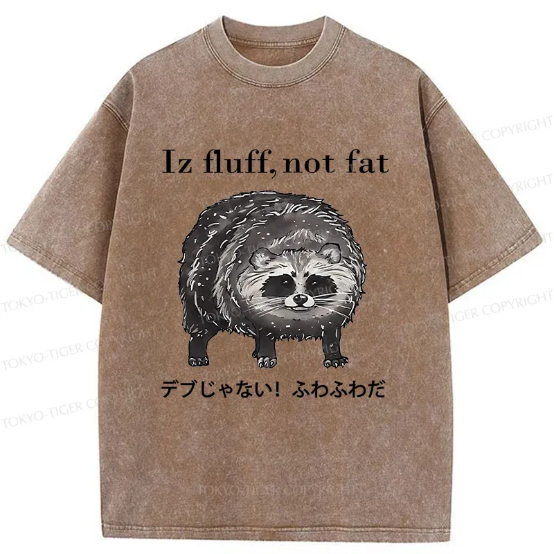 Tokyo-Tiger Furry Raccoon Washed T-Shirt