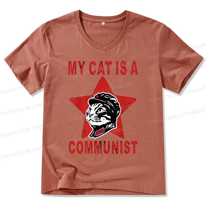 Tokyo-Tiger Funny Cat-ism V-Neck Classic T-Shirt