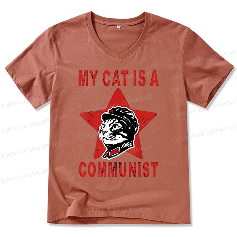 Tokyo-Tiger Funny Cat-ism V-Neck Classic T-Shirt