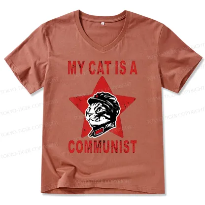 Tokyo-Tiger Funny Cat-ism V-Neck Classic T-Shirt