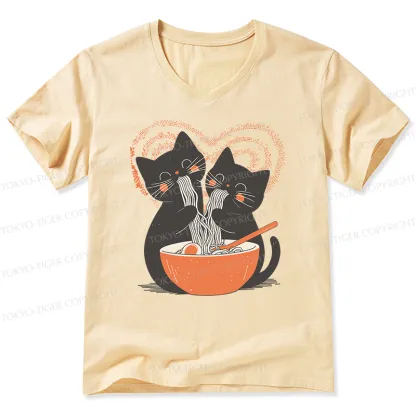 Tokyo-Tiger Let's Eat Ramen Together V-Neck Classic T-Shirt
