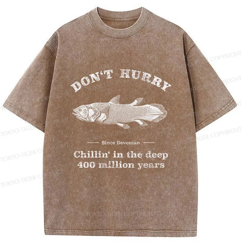 Tokyo-Tiger Fish From 400 Million Years Ago Washed T-Shirt
