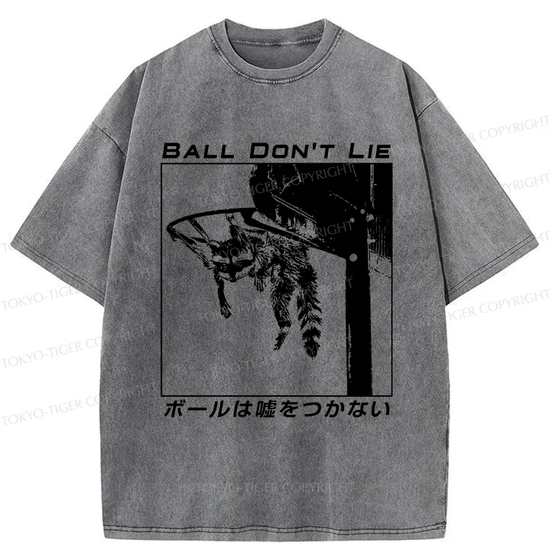 Tokyo-Tiger The Ball Doesn't Lie Washed T-Shirt