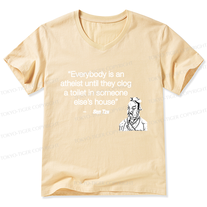 Tokyo-Tiger Funny Sun Tzu Saying V-Neck Classic T-Shirt