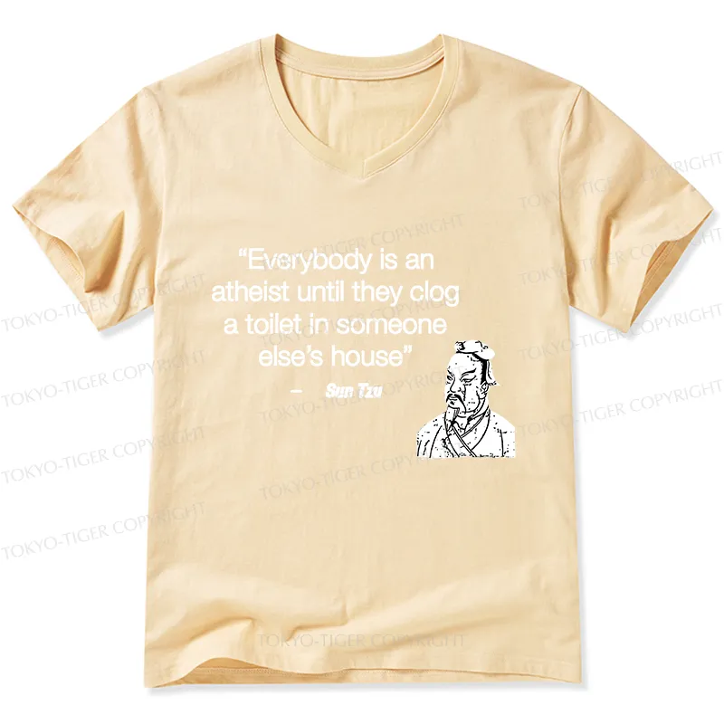 Tokyo-Tiger Funny Sun Tzu Saying V-Neck Classic T-Shirt