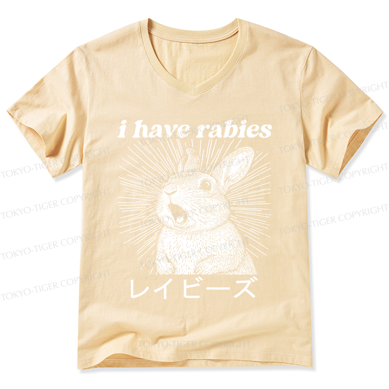 Tokyo-Tiger Funny Rabbit V-Neck Classic T-Shirt