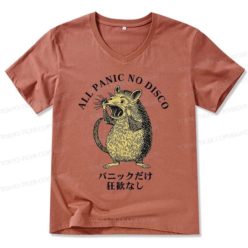 Tokyo-Tiger All Panic No Disco V-Neck Classic T-Shirt