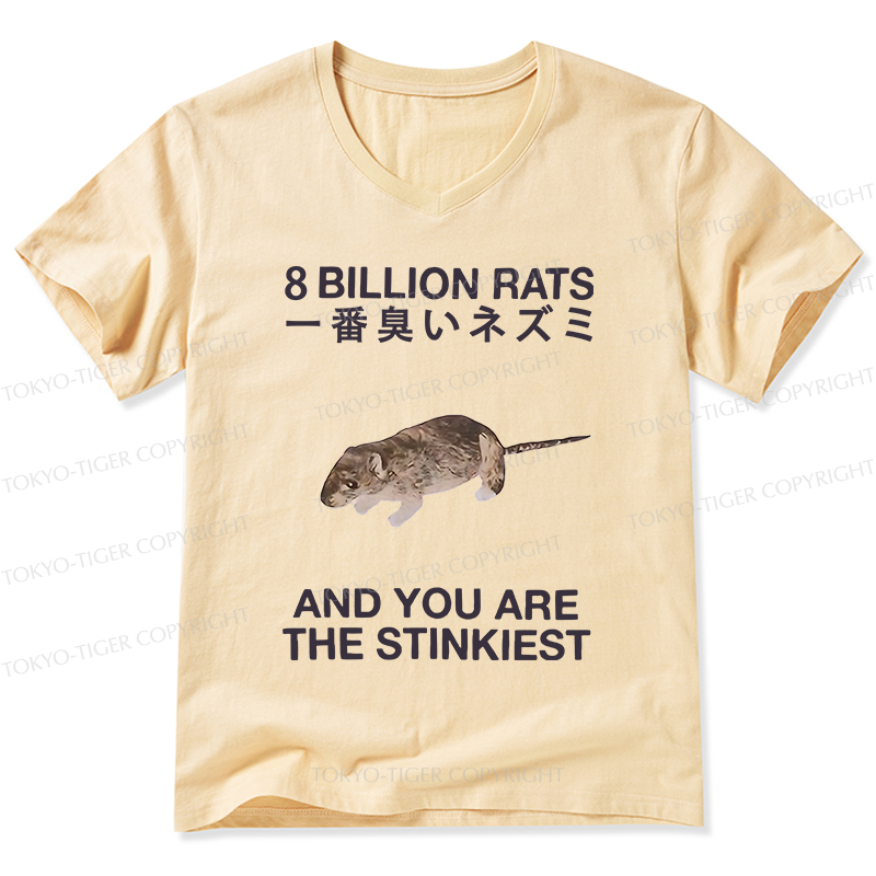 Tokyo-Tiger World's Stinkiest Rat V-Neck Classic T-Shirt