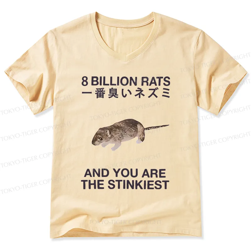 Tokyo-Tiger World's Stinkiest Rat V-Neck Classic T-Shirt