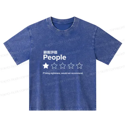 Tokyo-Tiger Evaluation People Kids Washed T-Shirt