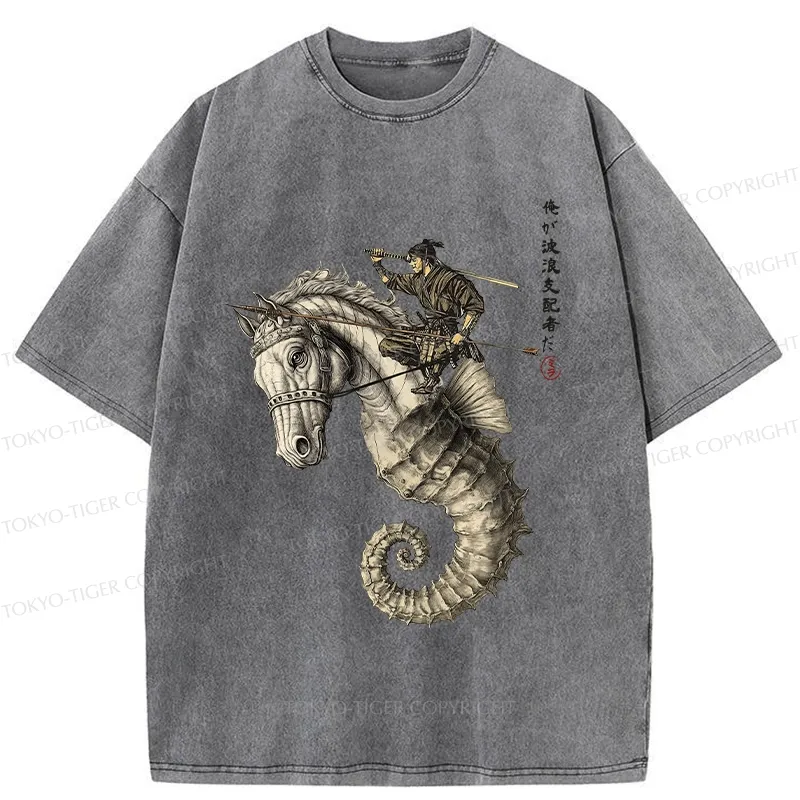 Tokyo-Tiger I Am The Wave Master Washed T-Shirt
