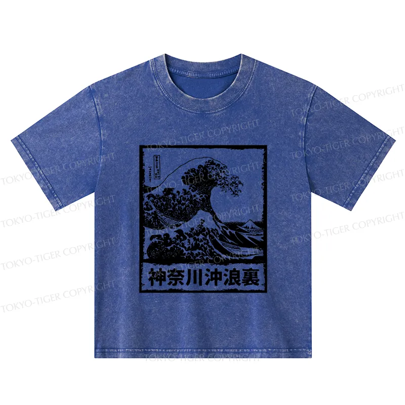 Tokyo-Tiger Legendary Wave Kids Washed T-Shirt