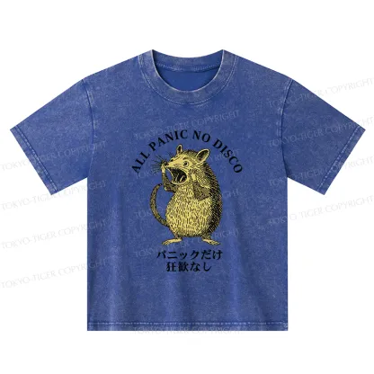 Tokyo-Tiger All Panic No Disco Kids Washed T-Shirt