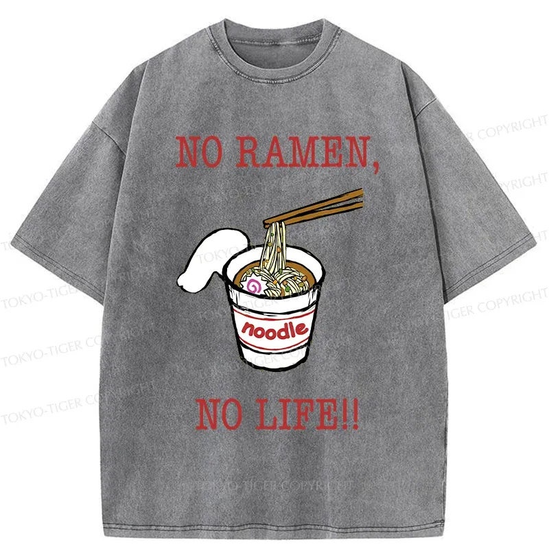 Tokyo-Tiger Life Must Have Ramen Washed T-Shirt