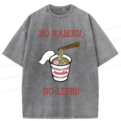 Tokyo-Tiger Life Must Have Ramen Washed T-Shirt