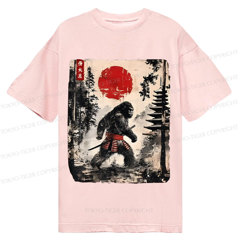 Tokyo-Tiger Japanese Samurai Bigfoot Classic T-Shirt