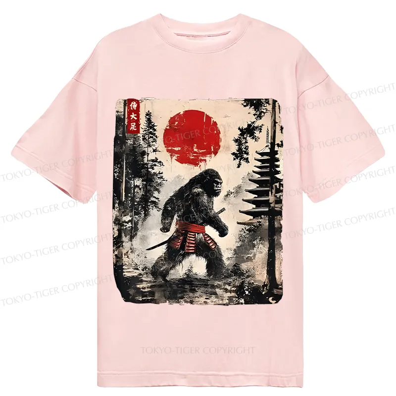 Tokyo-Tiger Japanese Samurai Bigfoot Classic T-Shirt