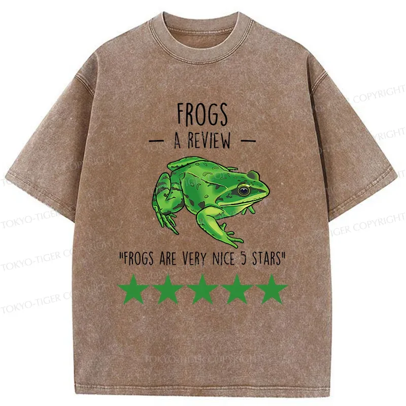 Tokyo-Tiger Five Star Recommended Frog Washed T-Shirt