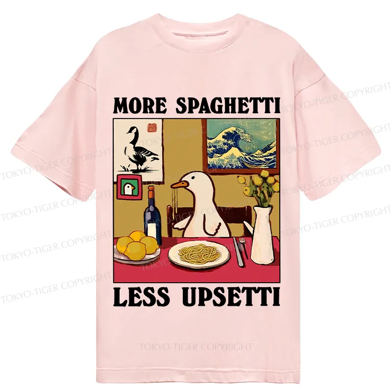 Tokyo-Tiger More Spaghetti Less Upsetti Goose Classic T-Shirt