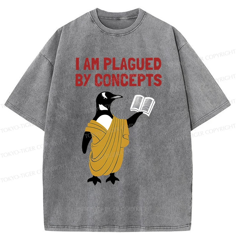 Tokyo-Tiger Philosophy Penguin Washed T-Shirt