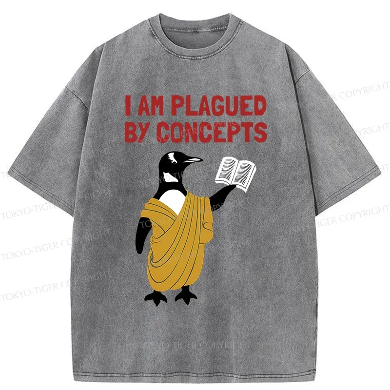 Tokyo-Tiger Philosophy Penguin Washed T-Shirt