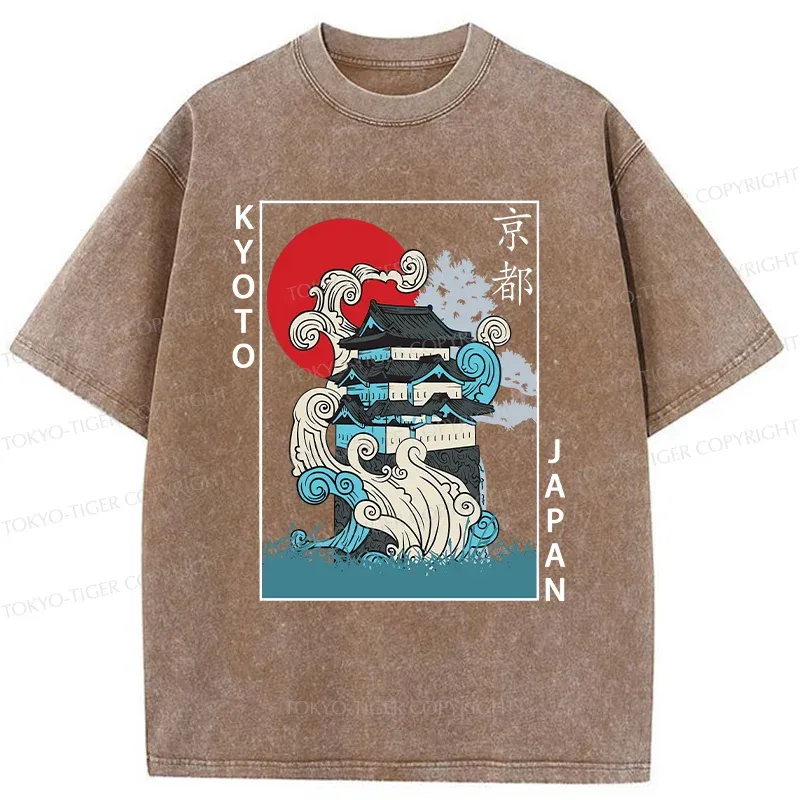 Tokyo-Tiger Kyoto Bonsai Washed T-Shirt