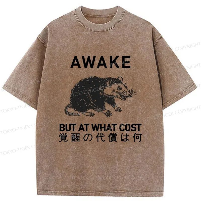 Tokyo-Tiger Desperate Possum Washed T-Shirt