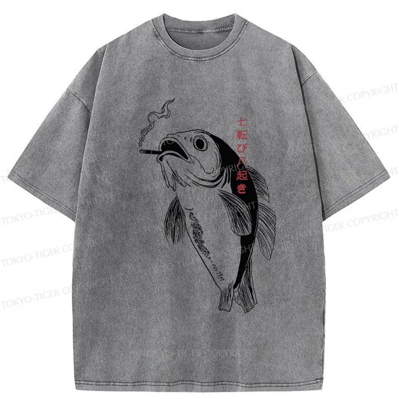 Tokyo-Tiger Japan Bonsai Washed T-Shirt Sale