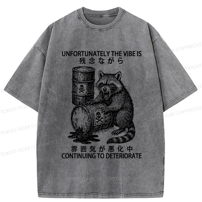 Tokyo-Tiger The Vibe Is Continuing To Deteriorate Japan Washed T-Shirt