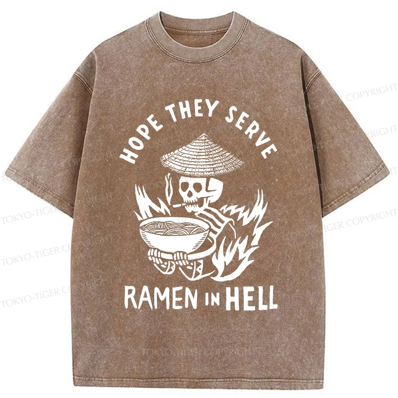 Tokyo-Tiger Hell Ramen Washed T-Shirt